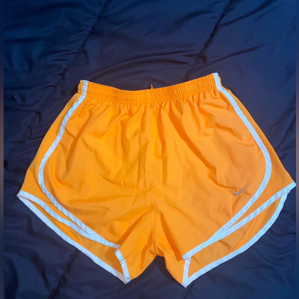 Nike tempo shorts, S, neon orange